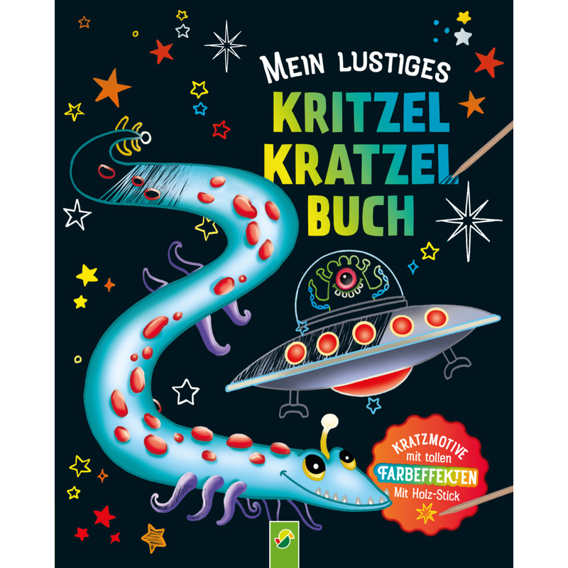 Mein Lustiges Kritzel-Kratzel-Buch - Schwager & Steinlein Verlag, Kartoniert (TB) von Schwager & Steinlein