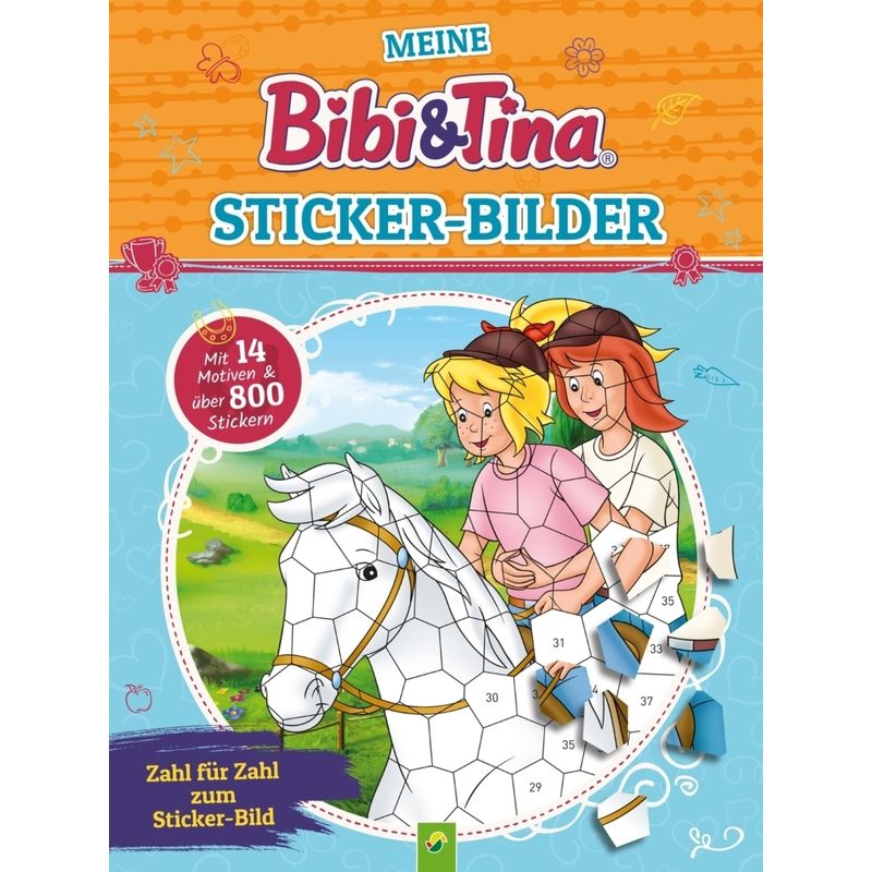 Meine Bibi & Tina Sticker-Bilder - Sina Wellge, Schwager & Steinlein Verlag, Kartoniert (TB) von Schwager & Steinlein