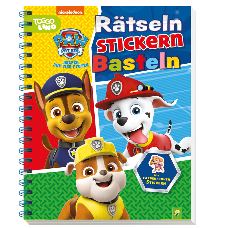 PAW Patrol - Rätseln Stickern Basteln. Schwager & Steinlein Verlag - Buch von Schwager & Steinlein