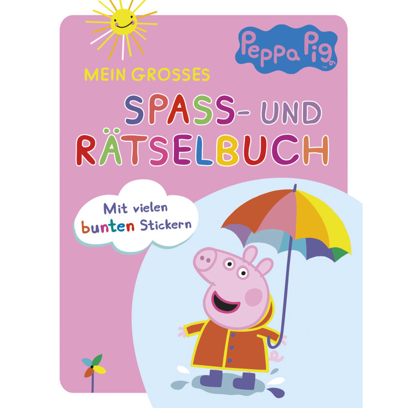 Peppa Pig - Mein Großes Spaß- Und Rätselbuch - Svenja Dieken, Kartoniert (TB) von Schwager & Steinlein