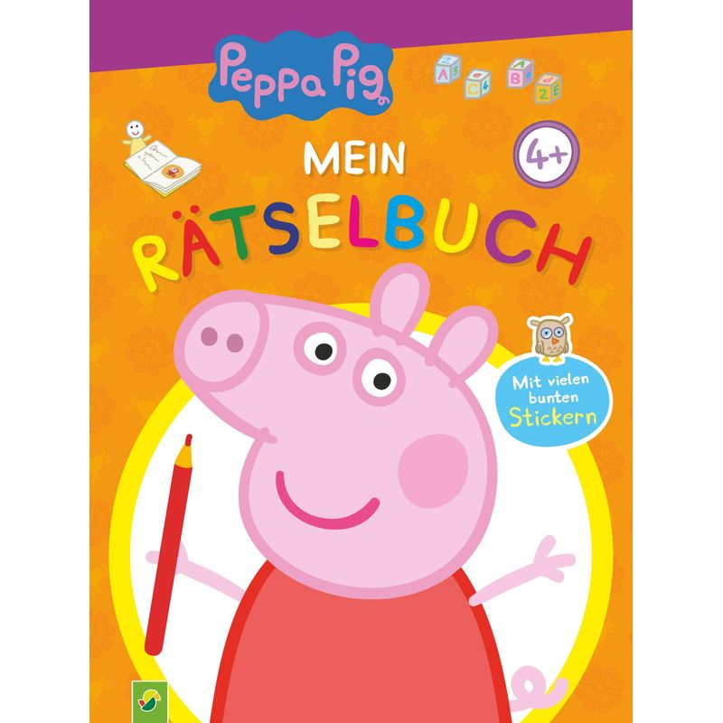 Peppa Pig Mein Rätselbuch, Kartoniert (TB) von Schwager & Steinlein