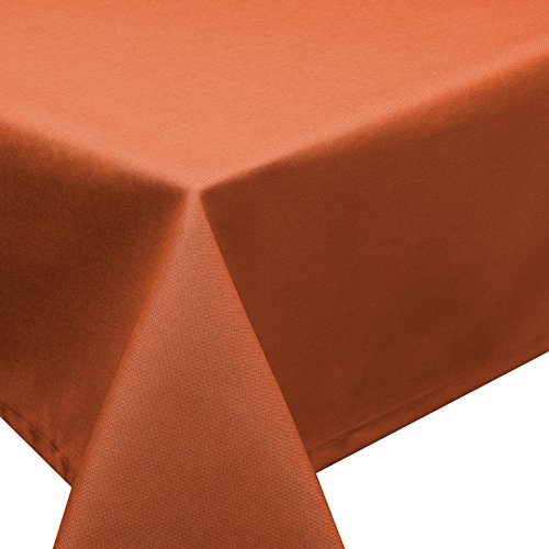 Tischdecke Fleckschutz Lotus Effekt Garten LEINEN Optik bügelfrei abwaschbar Uni Farbe Terra Größe eckig 130x220 cm Tischdecke Fleckschutz Lotus Effekt Garten LEINEN Optik bügelfrei abwaschbar Uni Farbe Terra Größe eckig 130x220 cm von Schwar Textilien