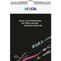 Bastelkalender 2024 - Schwarz von Schwarz