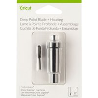 Cricut Messer "Deep-Point" - mit Klingengehäuse/Halter von Schwarz