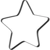 Metallring Stern "Auri", Schwarz - Ø 24 cm von Schwarz
