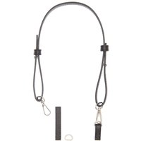 Schulterriemen mit Karabiner "Kurz", verstellbar - Schwarz/Silber Schulterriemen mit Karabiner "Kurz", verstellbar - Schwarz/Silber von Rico Design