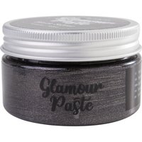 Stamperia "Glamour Paste" - Black Silver von Schwarz