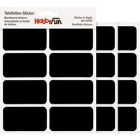 Tafelfolien-Sticker "Rechteck - abgerundete Kanten" von HobbyFun
