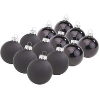 Weihnachtskugeln aus Glas, Ø 5,7 cm - Schwarz von Othmar Decorations