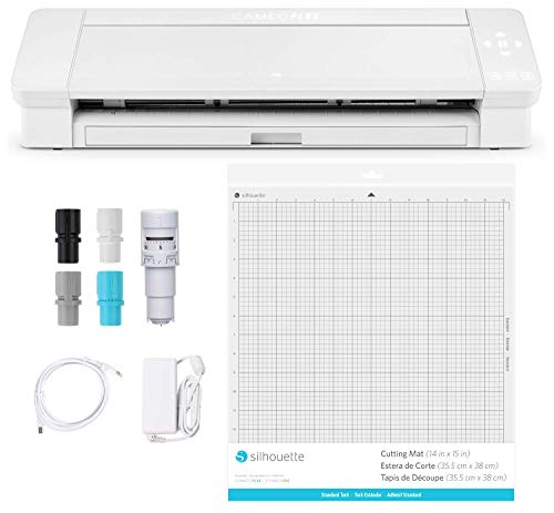 Silhouette America SILH-CAMEO-4-PLUS-5T SILHOUETTE CAMEO 4 PLUS Schneideplotter, Weiß, 38cm Arbeitsbreite von Silhouette