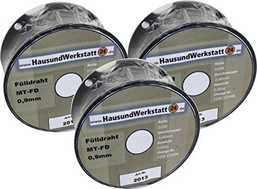 Fülldraht 3 Rollen x 0,9mm 0,9 Kg für Güde Rowi u.a. Fülldraht 3 Rollen x 0,9mm 0,9 Kg für Güde Rowi u.a. von Schweißen
