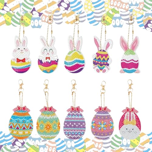 10 Stück Diamond Painting Ostern, Diamond Painting Kinder, DIY-Diamant-Malset Für Kinder, Ostergeschenke, Ostergeschenk Oder Osterdeko Kinder, Diamond Painting Ostern Anhänger 10 Stück Diamond Painting Ostern, Diamond Painting Kinder, DIY-Diamant-Malset Für Kinder, Ostergeschenke, Ostergeschenk Oder Osterdeko Kinder, Diamond Painting Ostern Anhänger von Scinzene