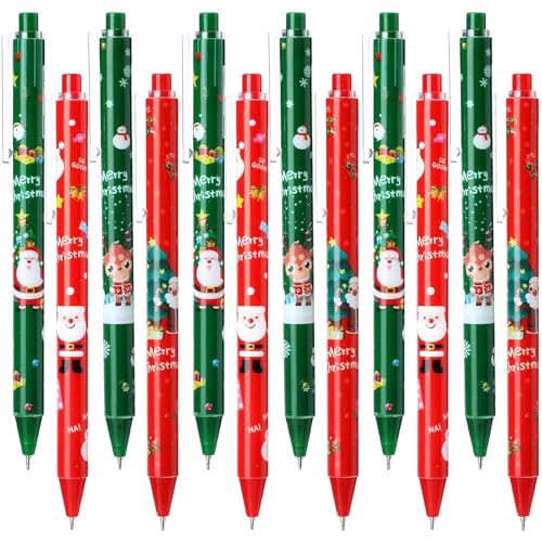 32 Stück Kugelschreiber Weihnachten Weihnachtsgeschenke 0.5mm, Weihnachten, Weihnachtsgeschenke Kleinigkeiten, Kleine Weihnachtsgeschenke, Kugelschreiber, Nikolaus Geschenke, Weihnachten Geschenke von Scinzene
