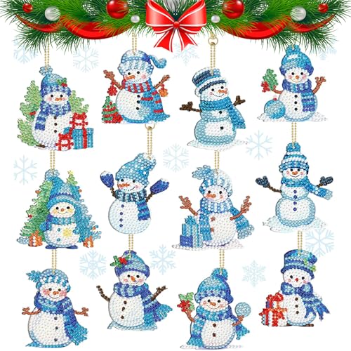 Painting Anhänger - 12 Stück Weihnachten Schneemann Diamond Paintingdiamond Painting, Diamond Painting Weihnachten Anhänger, Diamond Painting Weihnachten, Diamond Painting Adventskalender. Painting Anhänger - 12 Stück Weihnachten Schneemann Diamond Paintingdiamond Painting, Diamond Painting Weihnachten Anhänger, Diamond Painting Weihnachten, Diamond Painting Adventskalender. von Scinzene