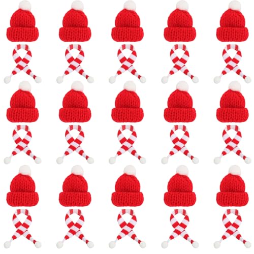 Scinzene 30 Stück Mini Weihnachtsmützen, Likörflaschen Weihnachten, Weihnachtsmützen, Kleine Weihnachtsmützen, Weihnachtsmütze Kinder, Weihnachtsmütze Mini, Weihnachtsmütze, Weihnachtsmütze Scinzene 30 Stück Mini Weihnachtsmützen, Likörflaschen Weihnachten, Weihnachtsmützen, Kleine Weihnachtsmützen, Weihnachtsmütze Kinder, Weihnachtsmütze Mini, Weihnachtsmütze, Weihnachtsmütze von Scinzene