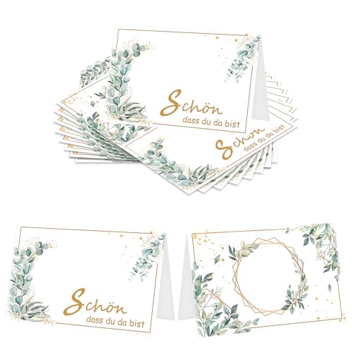 Scinzene 50 Stück Tischkarten, Tischkarten Hochzeit, Tischkarten Geburtstag,Schön Dass Du Da Bist Tischdekoration Namenskarten Zum Beschriften Platzkarten Für Hochzeit Geburtstag Scinzene 50 Stück Tischkarten, Tischkarten Hochzeit, Tischkarten Geburtstag,Schön Dass Du Da Bist Tischdekoration Namenskarten Zum Beschriften Platzkarten Für Hochzeit Geburtstag von Scinzene
