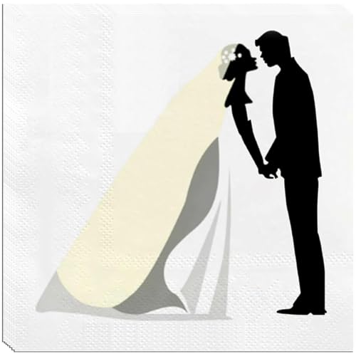 Scinzene 60 Stück Servietten Schön Dass Du Da Bist, 3-Lagig Servietten Hochzeit Mr & Mrs Deko 33 X 33cm, Für Tischdeko Hochzeit, Hochzeitsdeko Tisch Scinzene 60 Stück Servietten Schön Dass Du Da Bist, 3-Lagig Servietten Hochzeit Mr & Mrs Deko 33 X 33cm, Für Tischdeko Hochzeit, Hochzeitsdeko Tisch von Scinzene