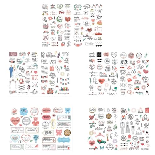 Scinzene Sticker Hochzeit Gästebuch - 266 Einzigartige Vintage Aufkleber für Fotoalbum, DIY-Hochzeitsdeko und Scrapbooking mit Liebevoll Gestalteten Motiven, Hochwertiges Premiummaterial Scinzene Sticker Hochzeit Gästebuch - 266 Einzigartige Vintage Aufkleber für Fotoalbum, DIY-Hochzeitsdeko und Scrapbooking mit Liebevoll Gestalteten Motiven, Hochwertiges Premiummaterial von Scinzene