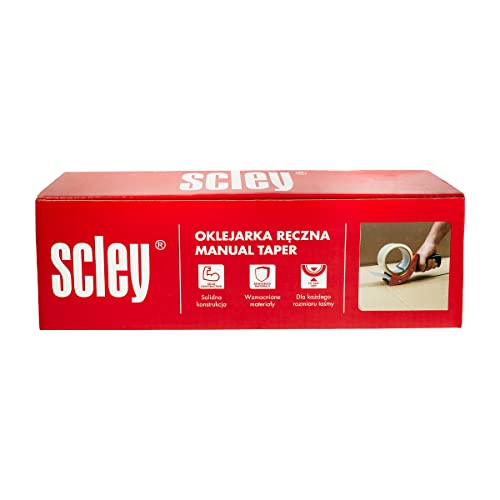 SCLEY Manueller Binder für PP-Packbänder, Spender mit Metallgriff, praktischer Griff und Rolle, effizient, einfach und elegant, sicher von Scley