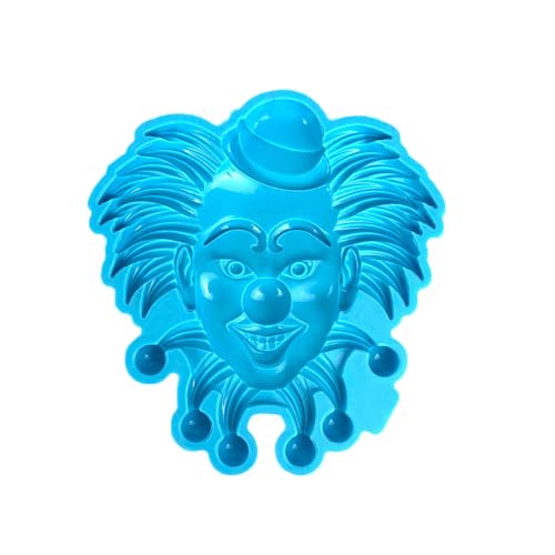Scnvsi Lustige 3D-Clown-Silikonform, Epoxidharz-Formen für Heimwerker, Kunsthandwerk, Harzornamente, Personalisieren Sie Ihre Heimdekorationen von Scnvsi