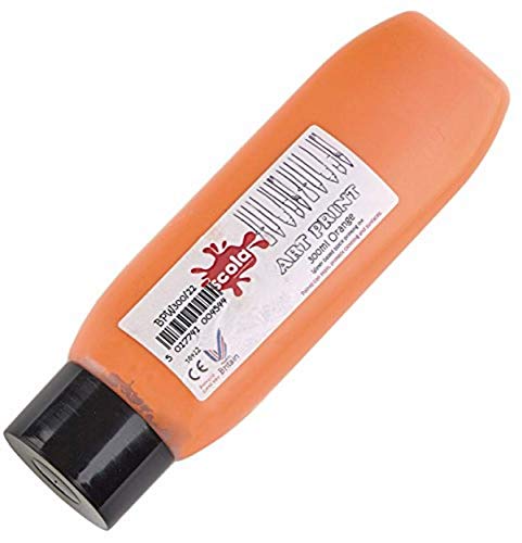 1 X 300ml Wasserbasis Linoldruckfarbe Orange von Scola