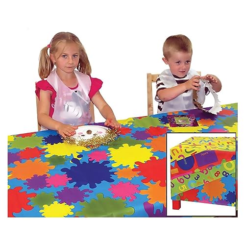 CI Tisch umfasst die ideal für Messy Play, Kunststoff, Mehrfarbig, 28 x 21 x 3 cm, 4 Stück von Scola
