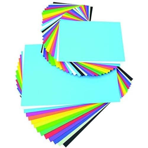 scola Farbiger A3/A4-Kartenstapel, 375 Blatt pro Packung, 125 g/m², Papier, Sortiert, A3/A4 Sheets scola Farbiger A3/A4-Kartenstapel, 375 Blatt pro Packung, 125 g/m², Papier, Sortiert, A3/A4 Sheets von Scola