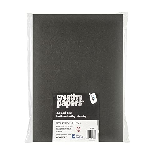 scola Basic Black A4 170 g/m² Kartonpackung, 100 Blatt zum Basteln, für Kinder Kunstaktivitäten und Scrapbooking, ideal für Hobbyisten und professionelle Bastler, Erwachsene und Kinder scola Basic Black A4 170 g/m² Kartonpackung, 100 Blatt zum Basteln, für Kinder Kunstaktivitäten und Scrapbooking, ideal für Hobbyisten und professionelle Bastler, Erwachsene und Kinder von Scola