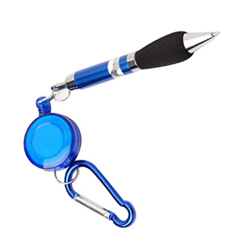 Blau Einziehbar Abzeichen Rolle Gürtelclip Kugelschreiber Golf Markierungen mit Karabiner Blau Einziehbar Abzeichen Rolle Gürtelclip Kugelschreiber Golf Markierungen mit Karabiner von Sconosciuto