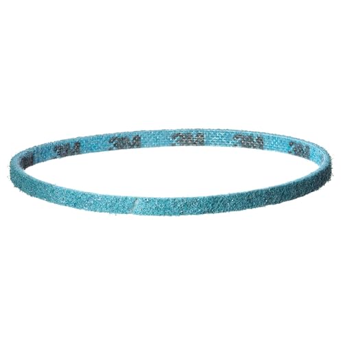 3M SC-BL Scotch Brite Schleifband Vliesband für Rohrbandschleifer Schleifmaschinen | Maße: 9 x 533 mm | Körnung: A-vfn very fine blau (280-320) | Lieferumfang: 5 Stück von Score Abrasives
