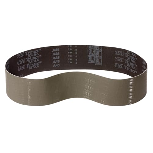 3M Trizact 237AA Schleifband-Gewebe-Schleifbänder | 25x457 mm (1"x18") | 5 Stück | Korn-Körnung: A160 (P120) von Score Abrasives