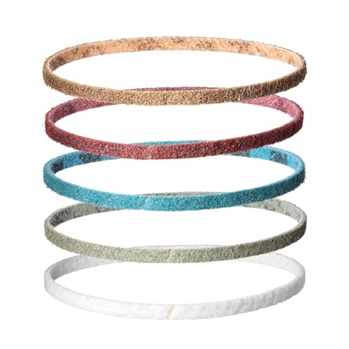 5-teiliges Premium Set 3M Scotch-Brite Vliesband/Schleifband SC-BS | 10 x 330 mm von Score Abrasives