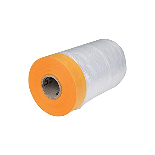 Scorprotect Goldband Klebeband Washitape mit Abdeckfolie 7 my Rolle (550 mm x 25 m) von Scorprotect