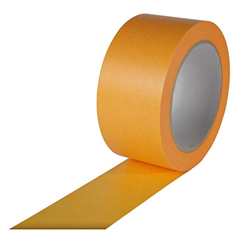 Scorprotect® Goldband Untergrund Klebeband Schonklebeband (Orange, 50 mm x 50 m) von Scorprotect