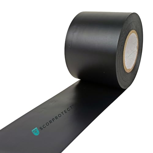 Scorprotect ® PVC Klebeband schwarz 50 mm x 25 m von Scorprotect