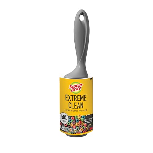 3 M Scotch Brite 50% stickier Fusseln roller48 Blatt 4-Zoll x 25,1 ', Acryl, Mehrfarbig, 2-teilig 3 M Scotch Brite 50% stickier Fusseln roller48 Blatt 4-Zoll x 25,1 ', Acryl, Mehrfarbig, 2-teilig von Scotch-Brite