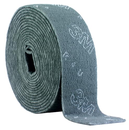 Scotch-Brite 04911 Vliesrolle CF-RL, S Ultra fine, 125 mm x 10 m von Scotch-Brite