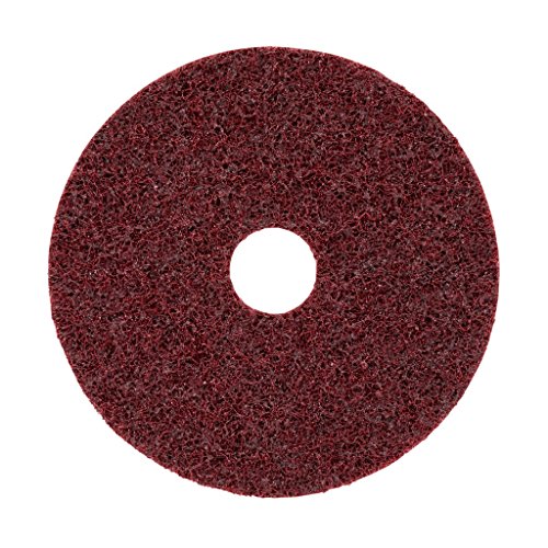 Scotch-Brite Vliesscheibe SC-DH mit Zentrierung, rot, 115 mm, 22 mm, A, medium, 20 Stück/ Karton von Scotch-Brite