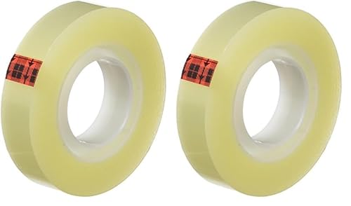 Scotch 768054 Klebeband Durchsichtig, 12 mm x33 m (Packung mit 2) von Scotch