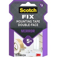 Scotch FIX™ doppelseitiges Klebeband 19,0 mm x 1,5 m, 1 Rolle von Scotch