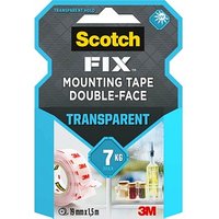 Scotch FIX™ doppelseitiges Klebeband 19,0 mm x 1,5 m, 1 Rolle von Scotch