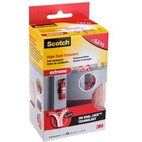 Scotch Klettband Extreme Fastener weiß, 1 Rolle von Scotch