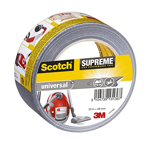 3M 4101S25 Scotch Universal Klebeband 2904, silber, 25 m x 48 mm 3M 4101S25 Scotch Universal Klebeband 2904, silber, 25 m x 48 mm von Scotch