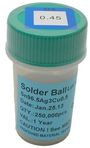 Scotle BGA Reballing-Lötkugeln 250000 Stück 0,45 mm bleifrei SN96.5AG3.0Cu0.5, LK-45LF250 Scotle BGA Reballing-Lötkugeln 250000 Stück 0,45 mm bleifrei SN96.5AG3.0Cu0.5, LK-45LF250 von Scotle