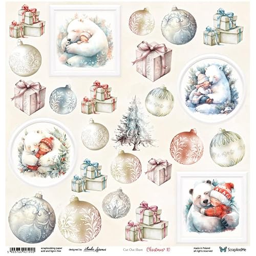 Scrapbooking Papier 30x30 - ScrapAndMe - Christmas 10 - Ausstechform Scrapbooking Papier 30x30 - ScrapAndMe - Christmas 10 - Ausstechform von ScrapAndMe