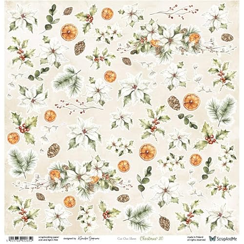 Scrapbooking Papier 30x30 - ScrapAndMe - Christmas 20 - Ausstechform Scrapbooking Papier 30x30 - ScrapAndMe - Christmas 20 - Ausstechform von ScrapAndMe