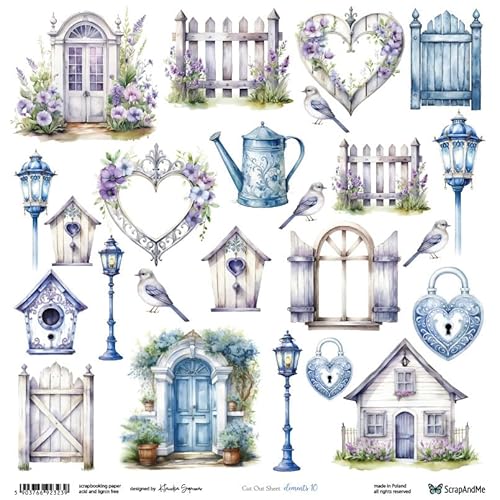 Scrapbooking Papier 30x30 - ScrapAndMe - Elements 10 - Ausstechform Scrapbooking Papier 30x30 - ScrapAndMe - Elements 10 - Ausstechform von ScrapAndMe