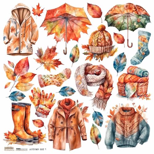 Scrapbooking Papier Sticker - ScrapLove - Autumn Set 1 Herbst Kleidung Accessoires Scrapbooking Papier Sticker - ScrapLove - Autumn Set 1 Herbst Kleidung Accessoires von ScrapLove
