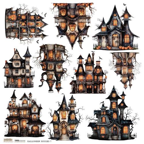 Scrapbooking Papier Sticker - ScrapLove - Halloween Houses 1 Spukhäuser Scrapbooking Papier Sticker - ScrapLove - Halloween Houses 1 Spukhäuser von ScrapLove