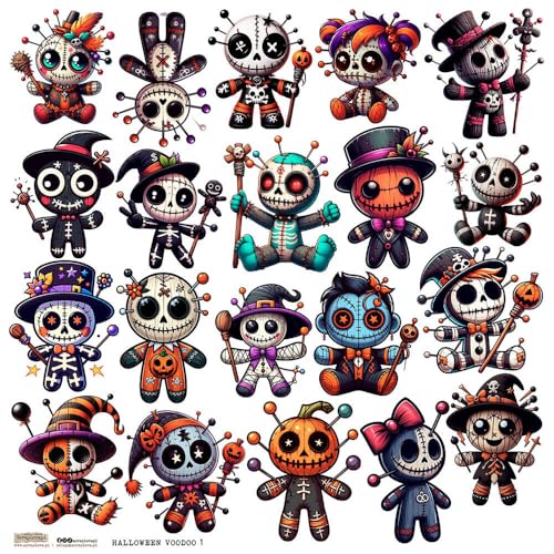 Scrapbooking Papier Sticker - ScrapLove - Halloween Voodoo 1 voodoo Puppen Scrapbooking Papier Sticker - ScrapLove - Halloween Voodoo 1 voodoo Puppen von ScrapLove